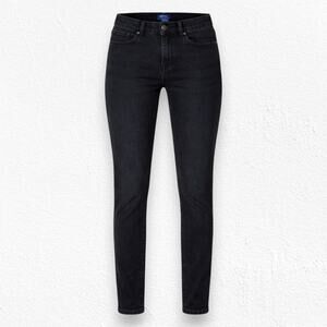 Democracy Black "Ab"Solution Slimming Stretchy High Waisted Skinny Jeans Size 12